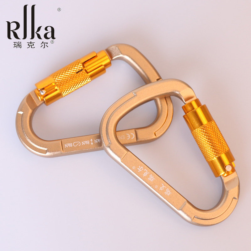 Resection Rock Climbing Main Lock Mountaineering Buckle Main Lock Outdoor Fast Hanging Aerial Yoga Rock Climbing Equipment Supplies Safety Lock Catch