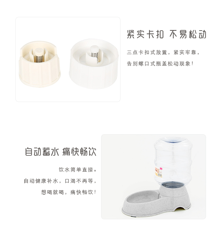 Pet tự động nạp nước cho mèo uống nước Teddy dog ​​uống nước cho ăn máy cho ăn thức ăn máy mèo bát con chó bát - Cat / Dog hàng ngày Neccessities 	bát ăn inox cho chó	