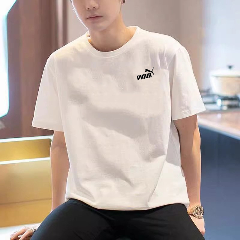 ร้านลดราคา เสื้อยืดแขนสั้นผู้ชาย คอตตอนแท้ สำหรับฤดูร้อน รุ่นใหม่ปี 2026 เสื้อยืดลำลองแนวสปอร์ต ทรงหลวม คอกลม เสื้อตัวใน