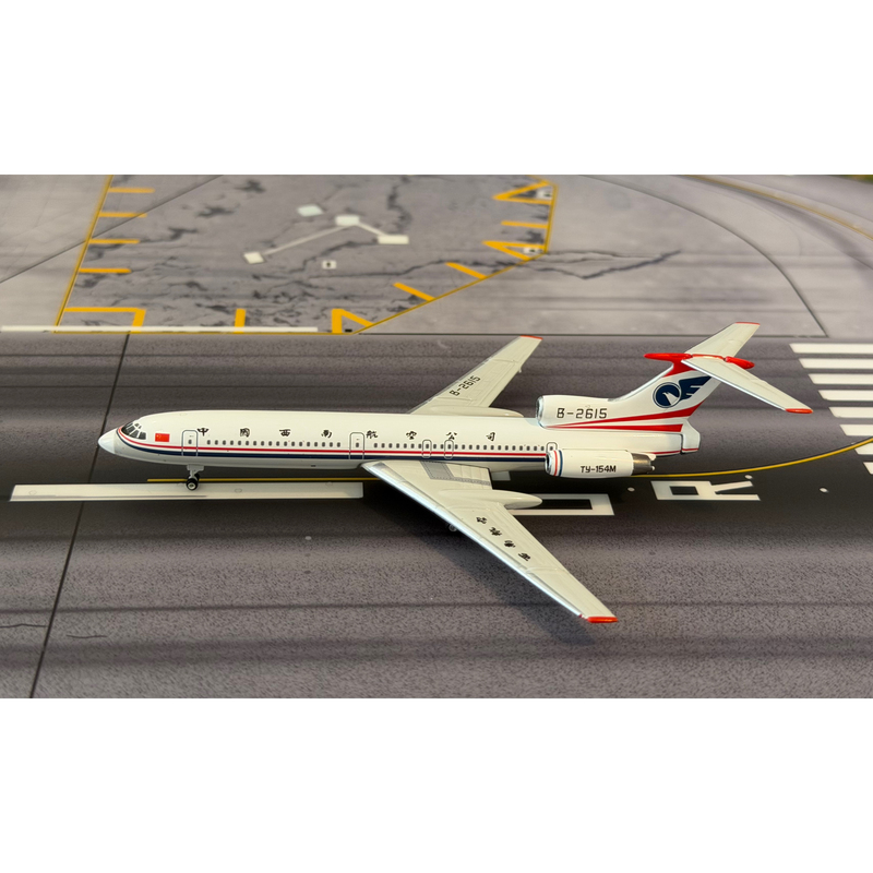 Ph11848 1:400 China Southwest Airlines Tupolev Tu-154M B-2615 Clearance Sale Ph11848 1:400 China Southwest Airlines Tupolev Tu-154M B-2615 Clearance Sale