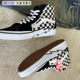 VANS ເກີບສູງ SK8-HI ສີດໍາແລະສີຂາວ checkerboard ຮູບແບບຟ້າຜ່າຜູ້ຊາຍແລະແມ່ຍິງເກີບຜ້າໃບເກີບ sneakers VN0A5JIVA04