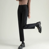 Флисовые ретро прямые свободные джинсы, демисезонные приталенные штаны, подходит для подростков, коллекция 2022, высокая талия, увеличенная толщина