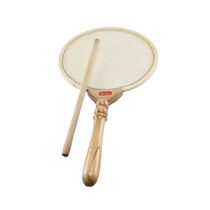 Boeng Hall Buddha Taiwan Authentic Pure Handmade Cow Leather Drum Fan Drum Hand Drum Fo Buddha Buddha Matter and Surface Law Society