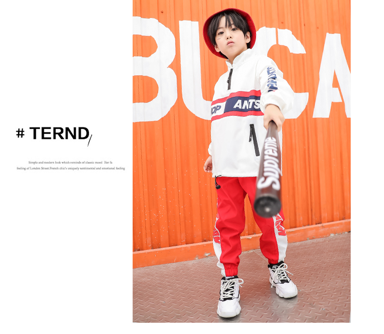 Trang phục khiêu vũ đường phố trẻ em hip hop phù hợp với bé trai Quần áo khiêu vũ đường phố trẻ em biểu diễn trống biểu diễn quần áo khiêu vũ jazz đầm đẹp cho be gái 7 tuổi