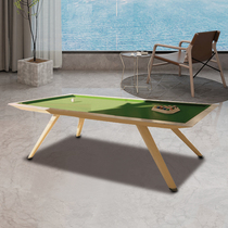 TENGBO pool table Household indoor pool table Household wood color Chinese multi-function dining table Conference table billiards