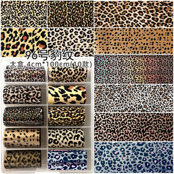 Nail art starry sky paper amber leopard print transfer paper