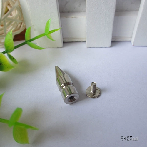 Серебряная медная длинная заклепка кусочек питомца заостренное украшение ночного клуба кожаные украшения аксессуары