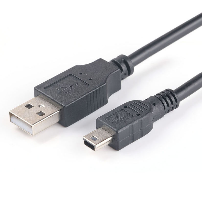 高速MINI迷你USB数据线5P梯形T型口 V3数据线安卓1.5米带磁环屏蔽-阿里巴巴
