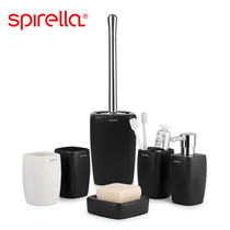 Swiss Silk Purui European-style ceramic simple bathroom toilet supplies Bathroom six-piece suit washing kit