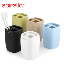 Switzerland SPIRELLA creative Retro matte ceramic tooth holder Fashion toothbrush holder shelf Toothpaste cup holder