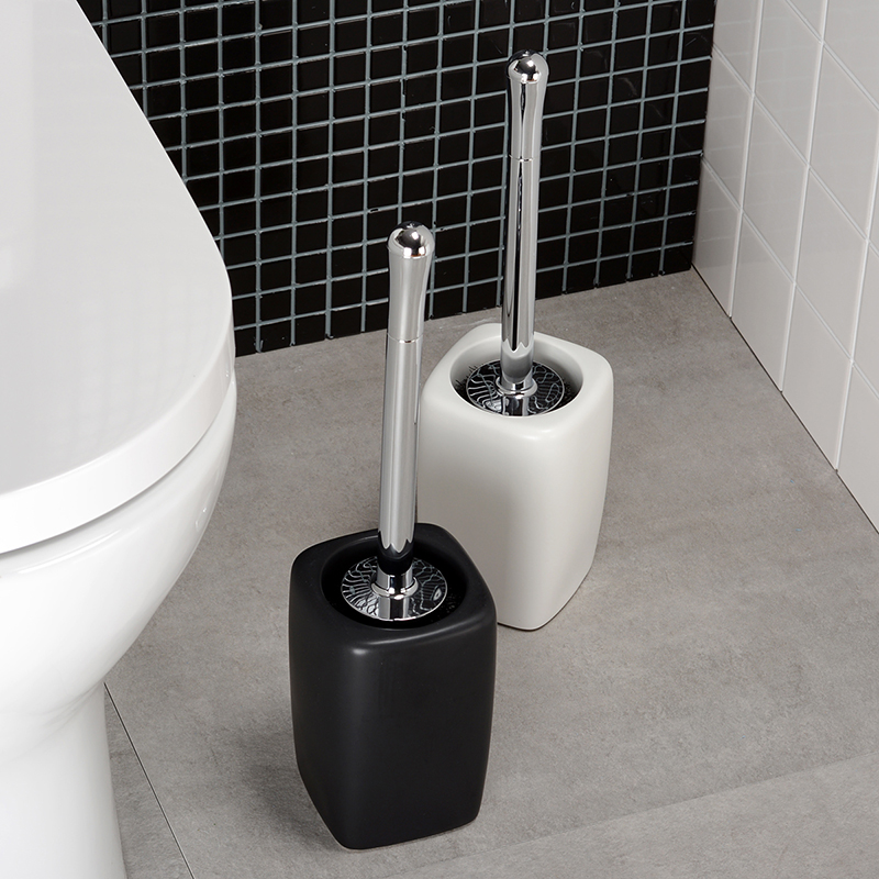 European fashionable sanitary Spirella silk pury I and contracted galaxy dumb face ceramic toilet brush a black and white