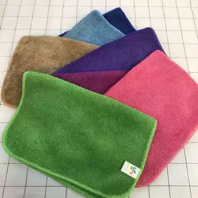 Korea imported multi-color color floor board rag Bamboo fiber terry rag Tile rag