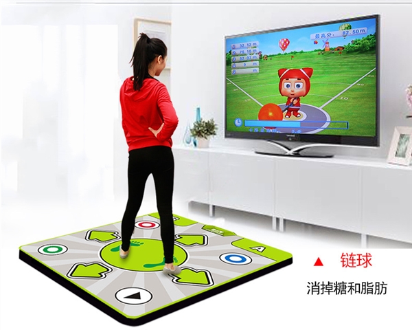 Yoga cắt trái cây đa chức năng 30 trò chơi TV máy tính sử dụng thảm nhảy kép - Dance pad 	thảm nhảy audition chính hãng	