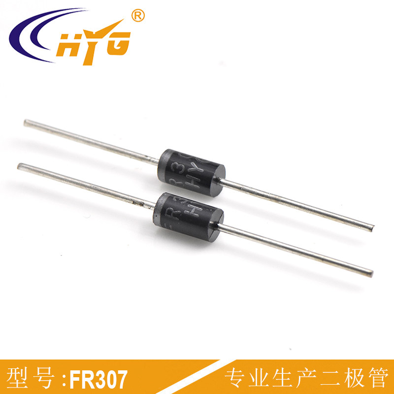FR307 FR304 plug-in fast recovery diode DO-27 package 3A fast recovery diode 10