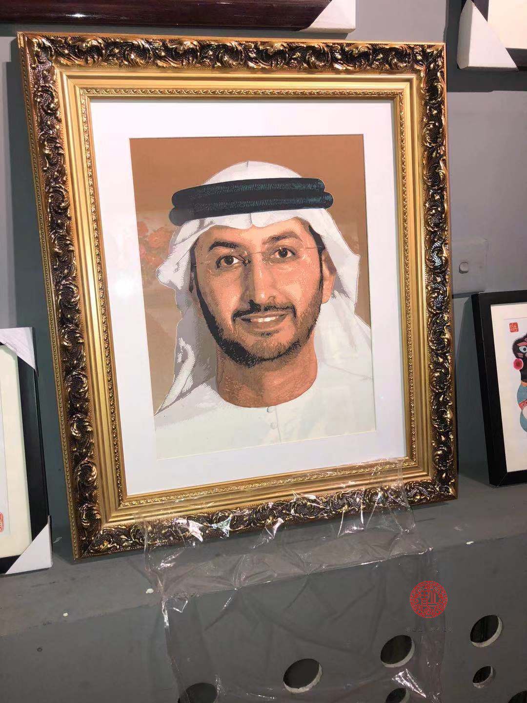 Wei Zhi Paper Cutting Non - Length Large Paper Cutting Photo Cutting Gold