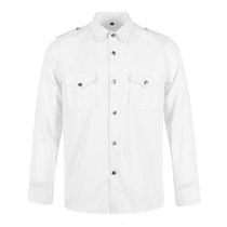 Ifdori property Security White security long sleeve shirt sweat-absorbing comfortable cotton security shirt image post