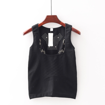 (Ting) Shopping mall brand discount womens seamless elastic body shaping lace belly control sleeveless vest 3P406