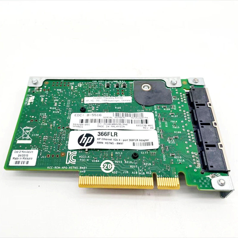 HP Gen8 G9 366FLR 4-port Gigabit Net card I350AM4 665240-B21 669280-001