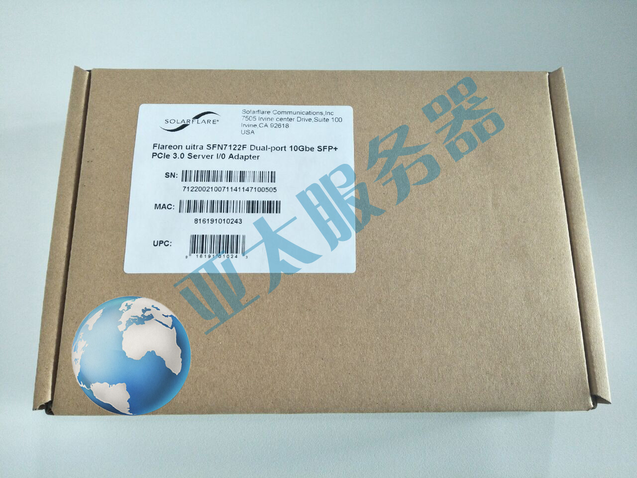 Original solarflare SFN7122F low-latency high-end 10 Gigabit dual-port network card supports Onload