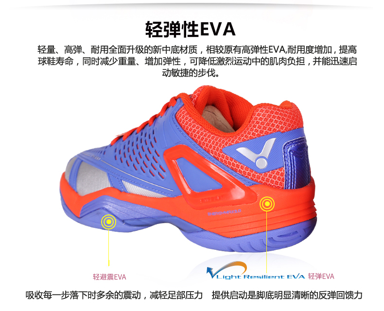 Giày cầu lông chiến thắng Victor nam và nữ p9300 / SH-S81 chống sốc chống trượt mang giày thể thao chuyên nghiệp thi đấu - Giày cầu lông giày thể thao nữ