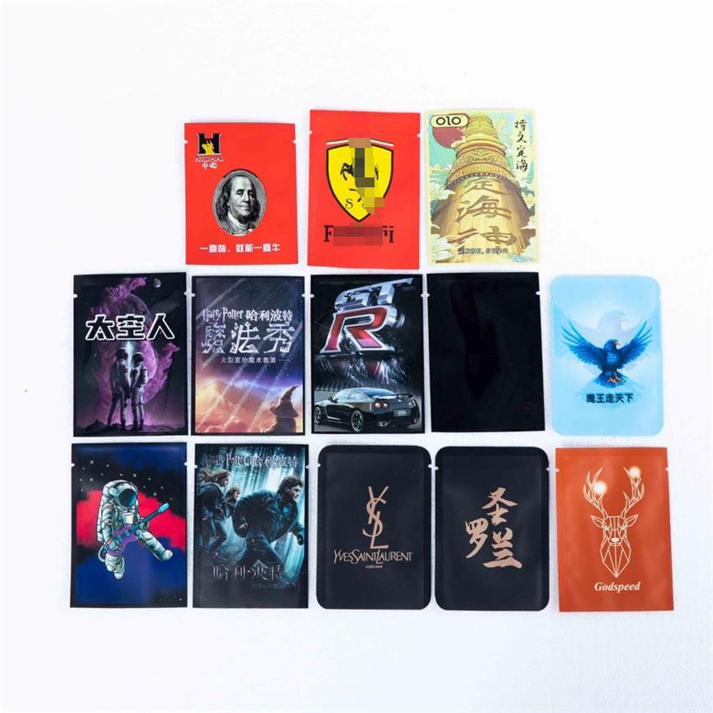 Three-Side Sealing Thickened Flat-Mouth Aluminum Foil Packaging Bag, Coffee Powder Bag, Tea Bag, Fruit Powder Sub-Packaging Bag with Printing Three-Side Sealing Thickened Flat-Mouth Aluminum Foil Packaging Bag, Coffee Powder Bag, Tea Bag, Fruit Powder Sub-Packaging Bag with Printing