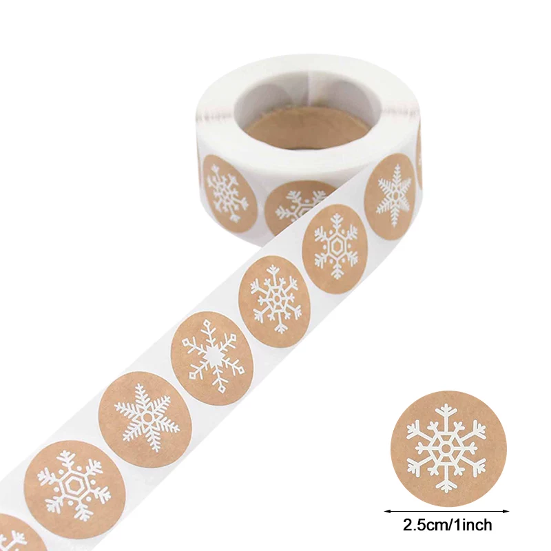 [500шт Merry Christmas Stickers Christmas Tree Elk Candy]