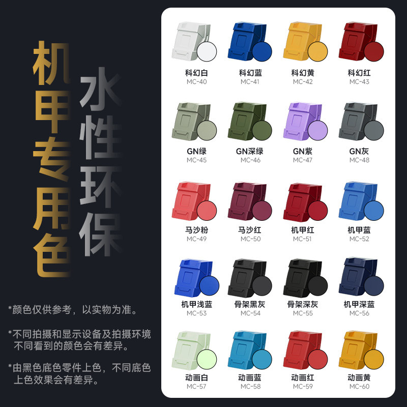 司特力手涂水性漆机甲上色哑光模型高达手办笔涂颜料稀释剂保护漆_模型制作工具_淘宝游戏网
