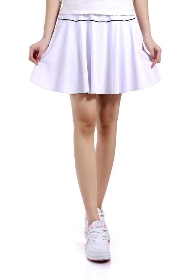 Đu dây mùa hè váy cầu lông lụa Hàn Quốc váy thể thao chống quần vợt váy thể thao quần váy váy váy swing - Trang phục thể thao bộ thể thao nữ adidas