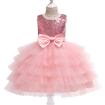 Summer dress girls mesh puffy princess skirt skirt childrens cake skirt little girl dress skirt host dress