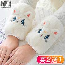 Sleeves womens hand sleeve cover short cute autumn and winter anti-dirty and anti-fouling childrens sleeve cover long work office ins tide