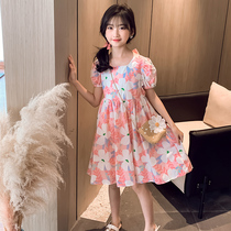 Childrens Clothing Girls  dresses summer 2021 new style childrens skirts summer net red little girl princess dress