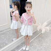 6 Girls jk uniform skirt 7 Genuine 12 Short-sleeved college style suit 8 Primary school student dress 14-year-old girl summer dress 9
