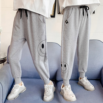 Girls  sports pants spring and autumn middle and large childrens casual health pants 2021 new childrens pants spring wear spring pants