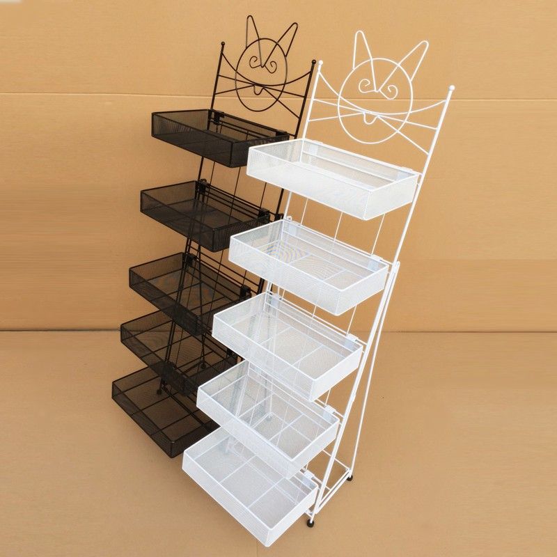 Hoạt động bán nóng rèn sắt sơn móng tay kệ lưu trữ mỹ phẩm trưng bày đứng sàn kệ mặt nạ trưng bày đứng móng - Kệ / Tủ trưng bày