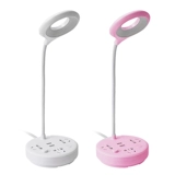 Столовая настольная лампа Smart Home Home с USB -зарядным штрихом, переключатель Touch -тип настольный настольный розет