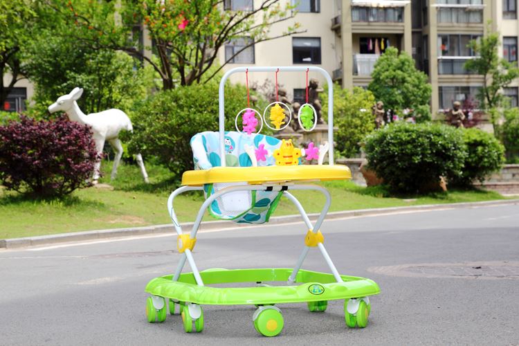 Baby walker xe đẩy có thể gắn kết 6-7-18 tháng đa chức năng chống rollover bé giúp trẻ em âm nhạc