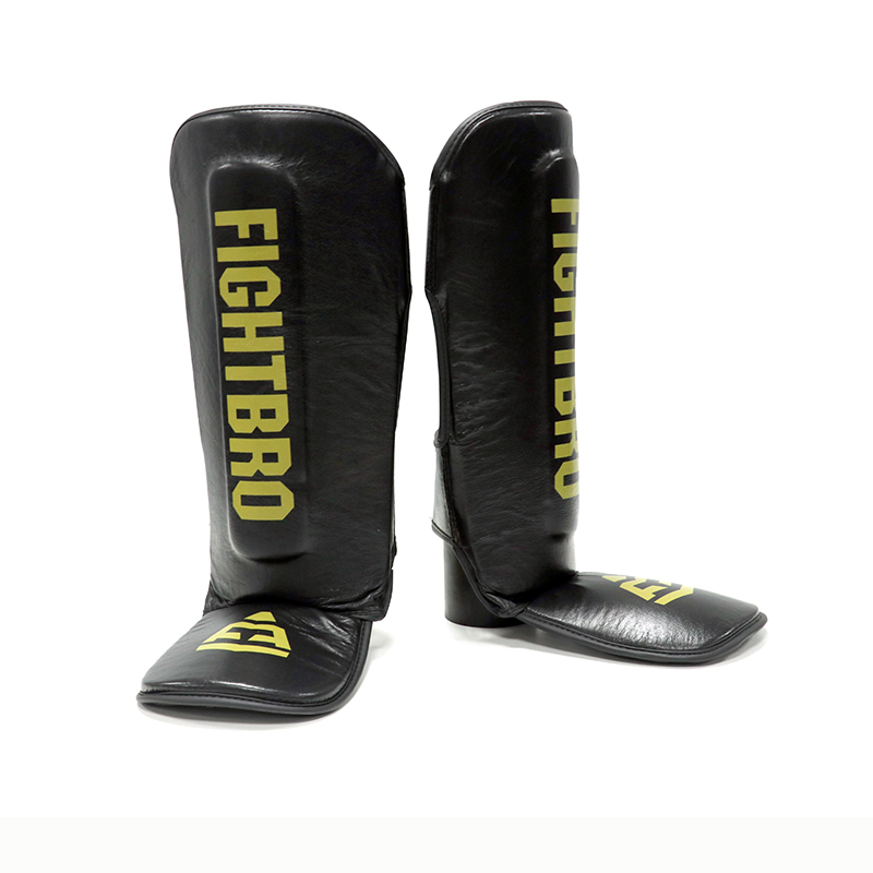 FIGHTBRO Flying Children's Child Protective Shin Leather Comprehensive Gdou Taiquan Boxing Calf Kneecap Professional Protective Tool