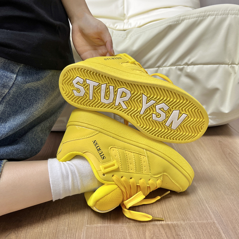 Golden Coast Couple's Thick-Soled Loafers Trendy ins Unisex Versatile Sports Casual Sneakers 2025 New Model