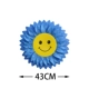 43 см улыбается лицо солнце цветок голубой 10 упаковка