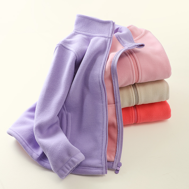 2026 Spring New Thickened Fleece Jacket for Girls, Large Children's Fleece Coat, Children's School Uniform Inner Layer 2026 Spring New Thickened Fleece Jacket for Girls, Large Children's Fleece Coat, Children's School Uniform Inner Layer