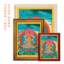 Customize the 0627 Eight Major Bodhisattva-Manjusri Bodhisattva Dang Carver Painted Solid Wood Frame Frames