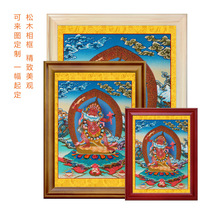 Nine Color Art Customize 0893 One bun Buddhist Mother Tibet Donka Buddha painted solid wood frame frames