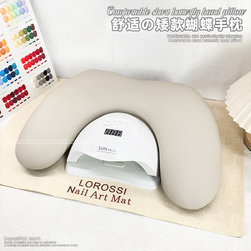 Russian-Style Manicure Hand Pillow, Inclined U-Shaped, Foldable, Height-Adjustable Butterfly Hand Pillow Set, Hand Cushion to Relieve Fatigue, Hand Rest Russian-Style Manicure Hand Pillow, Inclined U-Shaped, Foldable, Height-Adjustable Butterfly Hand Pillow Set, Hand Cushion to Relieve Fatigue, Hand Rest