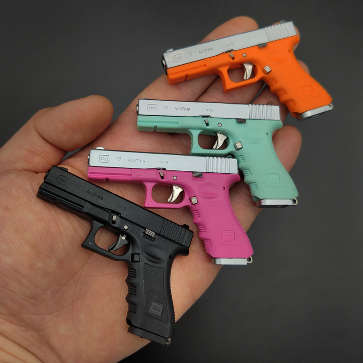 Alloy Empire Glock G22 Metal Keychain Pendant Eating Chicken Jedi Survival Model Ornament Boy Toy