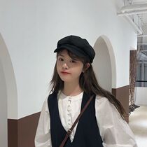 Korean version of tide Japanese Rosex Tangk retro Joker octagonal hat children summer painter hat male