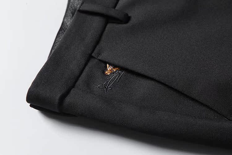 Mùa xuân và mùa thu mới quần tây nam kinh doanh quần âu cao cấp nhập khẩu cotton co giãn nhỏ quần thẳng thẳng quần dài quan lot nam