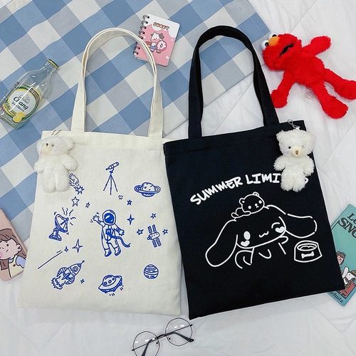 Брендовый шоппер, ранец для выхода на улицу на одно плечо, тканевый мешок, льняная сумка, подходит для студента