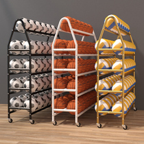 Basketball storage rack home school kindergarten removable outdoor ball rack cart football volleyball display rack