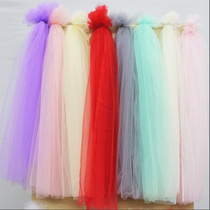 European yarn Swiss mesh fabric tired lace cloth clothing fabric hard yarn tulle Pengpeng mesh curtain yarn White yarn