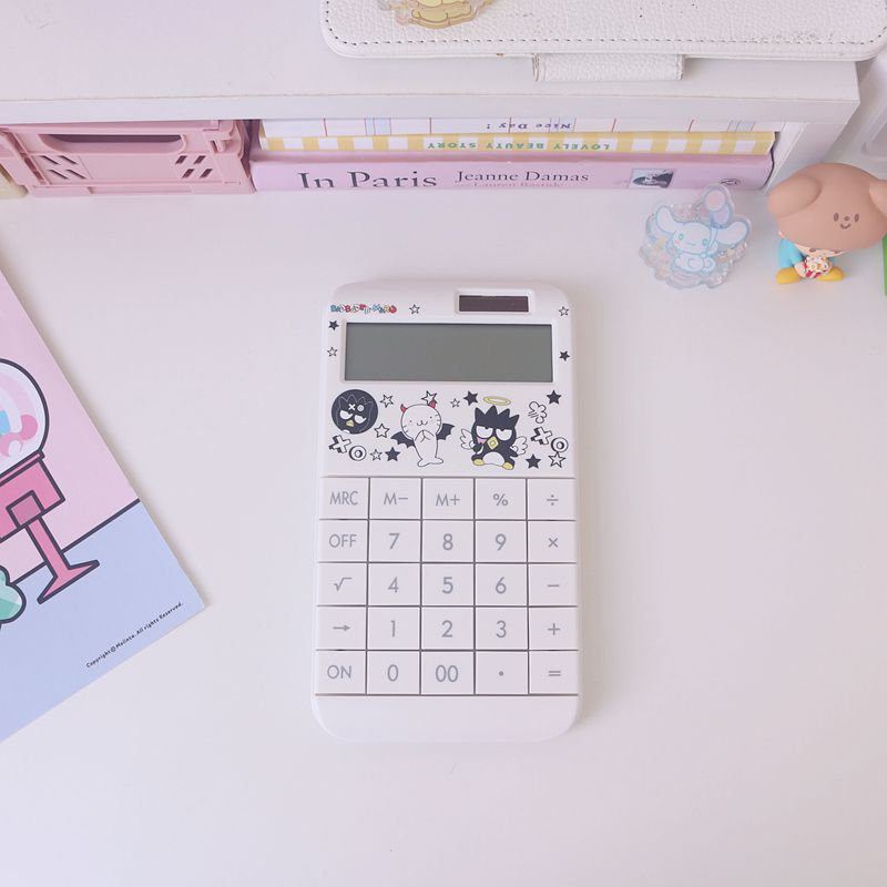 XO CalculatorMerlot Cinnamoroll  Cartoon student multi-function to work in an office special-purpose solar energy Dual power supply 12 digit Calculator